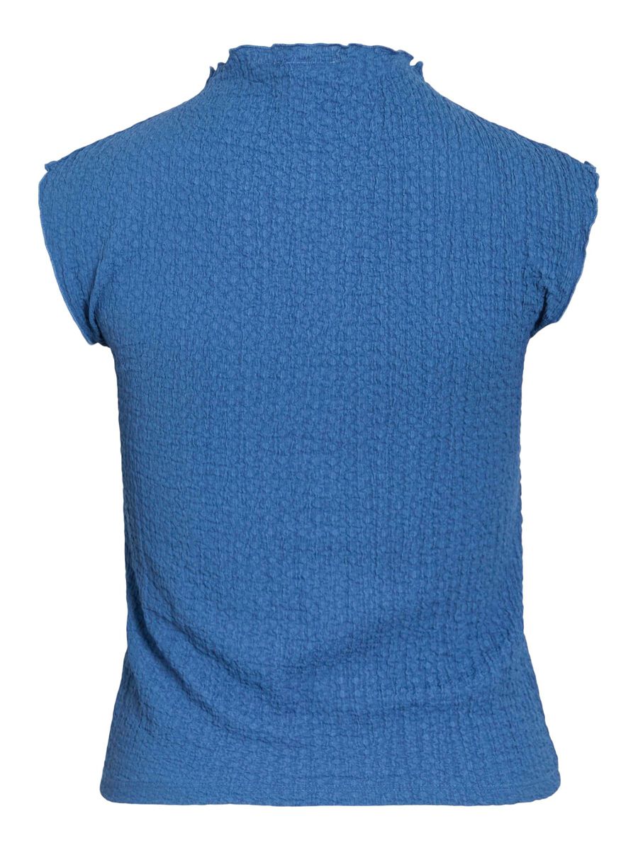 VILA VIDELIA HIGH NECK SLEEVELESS TOP, Federal Blue, highres - 14112111_FederalBlue_002.jpg