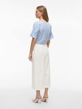 VILA HIGH WAIST CROPPED TROUSERS, Snow White, highres - 14096234_SnowWhite_004.jpg