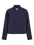Product image thumbnail - ZIPPER BOMBER JACKET, Navy Blazer | 6