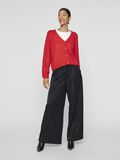 VILA V-NECK KNITTED CARDIGAN, Poppy Red, highres - 14108836_PoppyRed_005.jpg