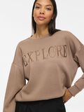 Product image thumbnail - VIREFLECT ROUND NECK LONG SLEEVED SWEATSHIRT, Fossil | 3