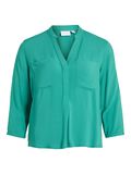 Vila 3/4-ÆRMET TOP MED V-HALS, Pepper Green, highres - 14072900_PepperGreen_001.jpg