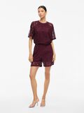 VILA VIOLINE LACE HIGH WAISTED SHORTS, Fig, highres - 14114792_Fig_005.jpg