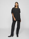 VILA KNITTED PONCHO, Black, highres - 14104462_Black_005.jpg