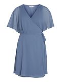 Vila SHORT SLEEVED WRAP DRESS, Coronet Blue, highres - 14097917_CoronetBlue_001.jpg