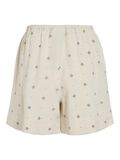 VILA VIPRISILLA MID-WAIST SHORTS, Super Light Natural Melan, highres - 14105083_SuperLightNaturalMelan_1191676_002.jpg