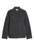 Vila WOLLGEMISCH BOMBERJACKE, Dark Grey Melange, highres - 14095193_DarkGreyMelange_001.jpg