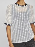 VILA ROUND NECK T-SHIRT, Snow White, highres - 14108126_SnowWhite_007.jpg