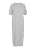 VILA KORTE MOUWEN MIDI JURK, Light Grey Melange, highres - 14107339_LightGreyMelange_001.jpg