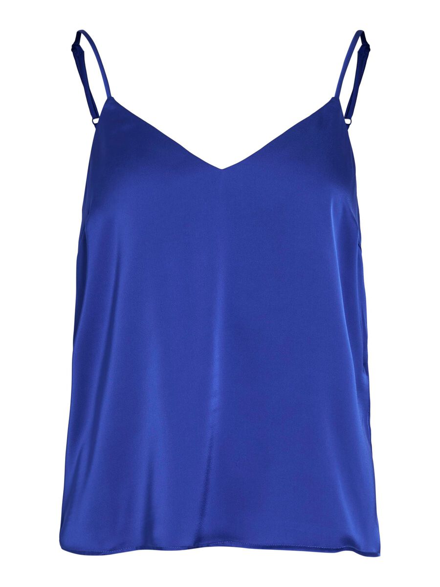 VILA V-NECK STRAP TOP, Lapis Blue, highres - 14109691_LapisBlue_001.jpg