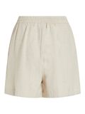 Vila HIGH-WAIST SHORTS, Super Light Natural Melan, highres - 14085287_SuperLightNaturalMelan_002.jpg