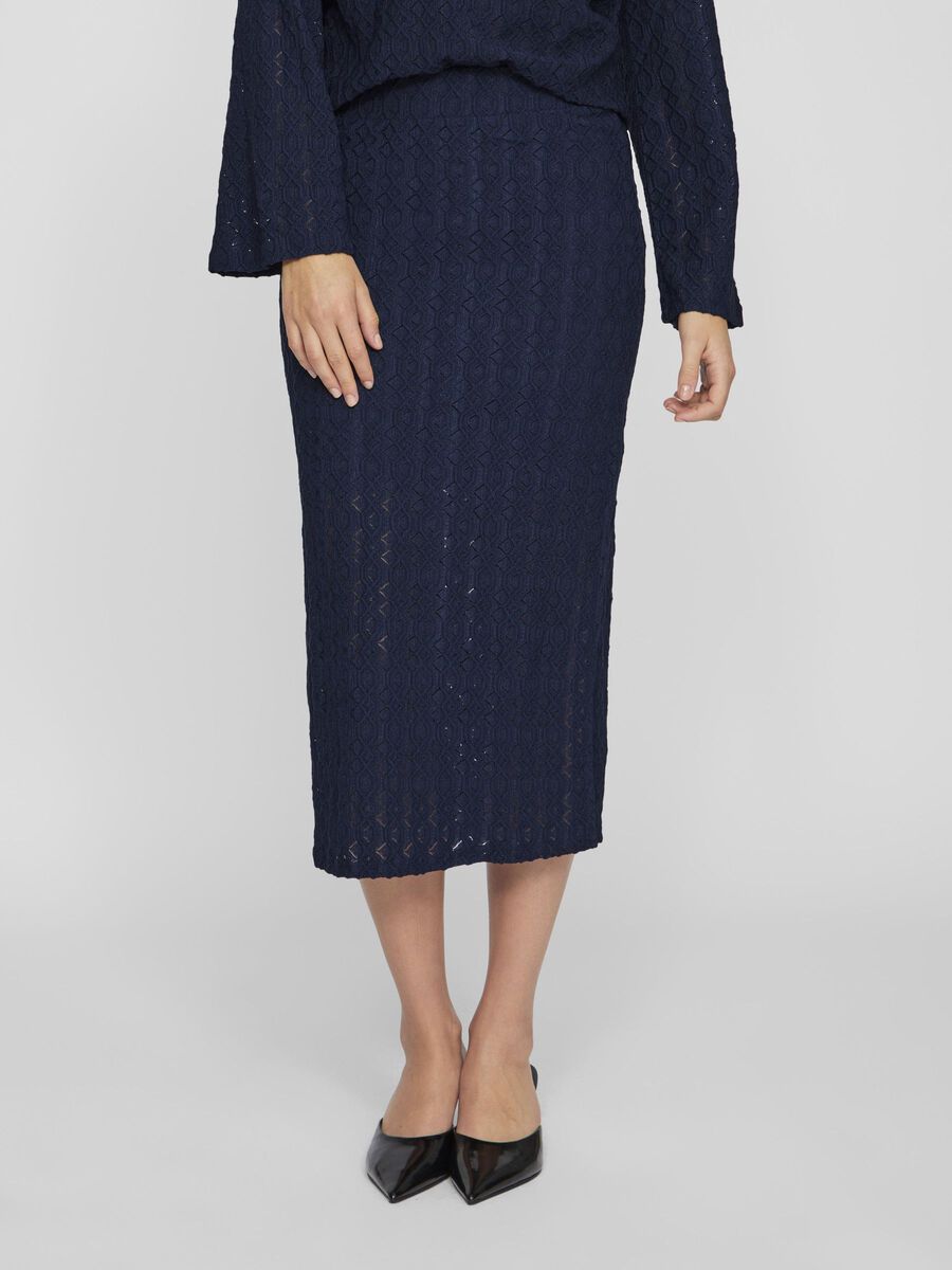 VILA MIDI PENCIL SKIRT, Bijou Blue, highres - 14097637_BijouBlue_003.jpg
