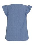 VILA V-NECK CAP SLEEVE TOP, Coronet Blue, highres - 14097604_CoronetBlue_002.jpg