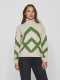 VILA TURTLENECK KNITTED PULLOVER, Birch, highres - 14102515_Birch_1164682_003.jpg