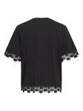 Product image thumbnail - VIVORA COL ROND TOP &Agrave; MANCHES COURTES, Black | 2