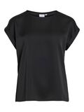 VILA VIELLETTE SHORT SLEEVED TOP, Black, highres - 14059563_Black_001.jpg