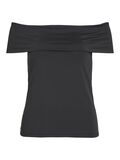 VILA OFF SHOULDER TOP, Black, highres - 14105117_Black_001.jpg