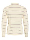 Product image thumbnail - VILYA STRIPED POLO SHIRT, Birch | 6