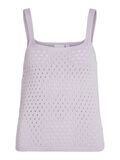 Vila STRUCTURE COTTON KNITTED TOP, Pastel Lilac, highres - 14074616_PastelLilac_001.jpg