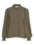 Vila À MANCHES LONGUES CHEMISE, Dusty Olive, highres - 14099155_DustyOlive_001.jpg
