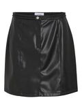 VILA COATED  MINI SKIRT, Black Beauty, highres - 14100268_BlackBeauty_001.jpg