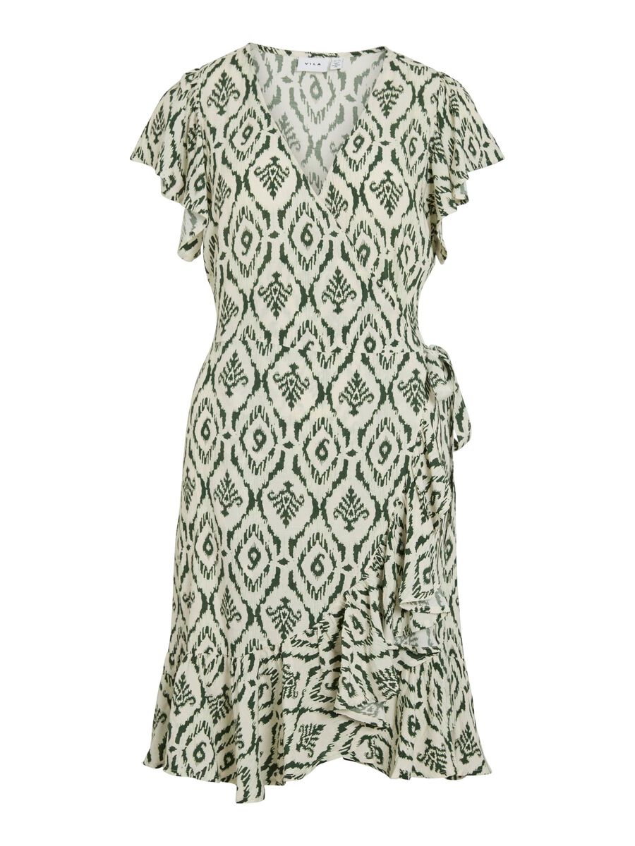 VILA VINOKA SHORT VESTITO INCROCIATO, Birch, highres - 14112799_Birch_1247594_001.jpg