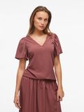 VILA DEKOLT W SEREK TOP Z KRÓTKIMI RĘKAWAMI, Rose Brown, highres - 14109690_RoseBrown_003.jpg