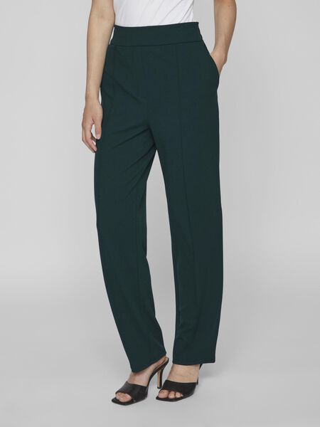 Vila STRAIGHT HIGH WAISTED TROUSERS, Ponderosa Pine, highres - 14084357_PonderosaPine_003.jpg