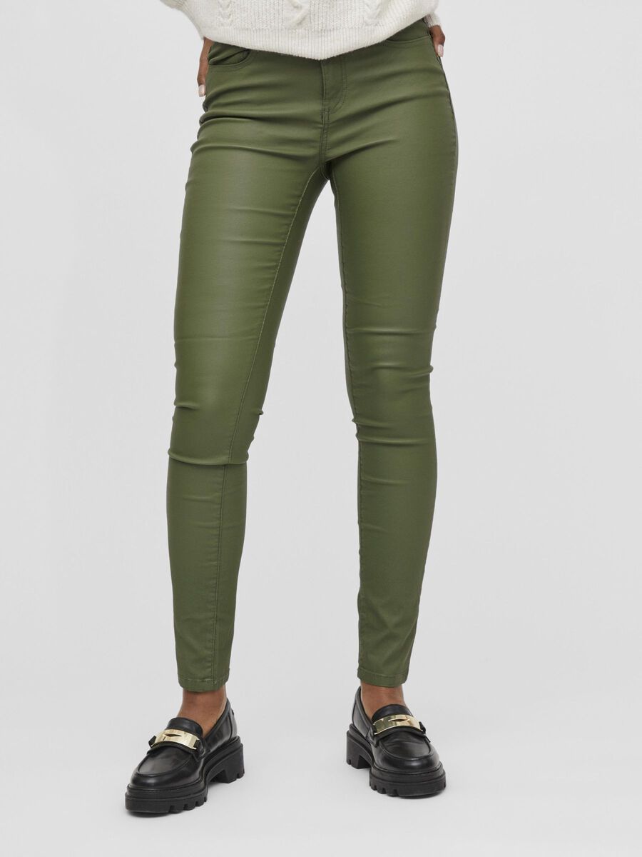 vila coated jeans