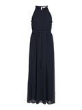 VILA VIFALIA HALTER NECK MAXI DRESS, Navy Blazer, highres - 14100342_NavyBlazer_001.jpg