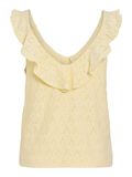 Product image thumbnail - VIAMALINA V-HALS ERMEL&Oslash;S TOPP, Pastel Yellow | 7