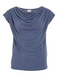 VILA VIMODALA WATERFALL CAP SLEEVE TOP, Vintage Indigo, highres - 14107641_VintageIndigo_001.jpg