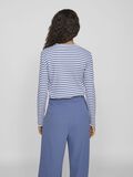 VILA VITHESSA RIBBED LONG SLEEVED TOP, Bijou Blue, highres - 14084649_BijouBlue_1040668_004.jpg