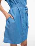 Product image thumbnail - VINORI SHORT SLEEVED SHIRT DRESS, Medium Blue Denim | 5