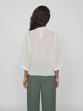 VILA DOTTED 3/4 SLEEVED TOP, Cloud Dancer, highres - 14102158_CloudDancer_004.jpg