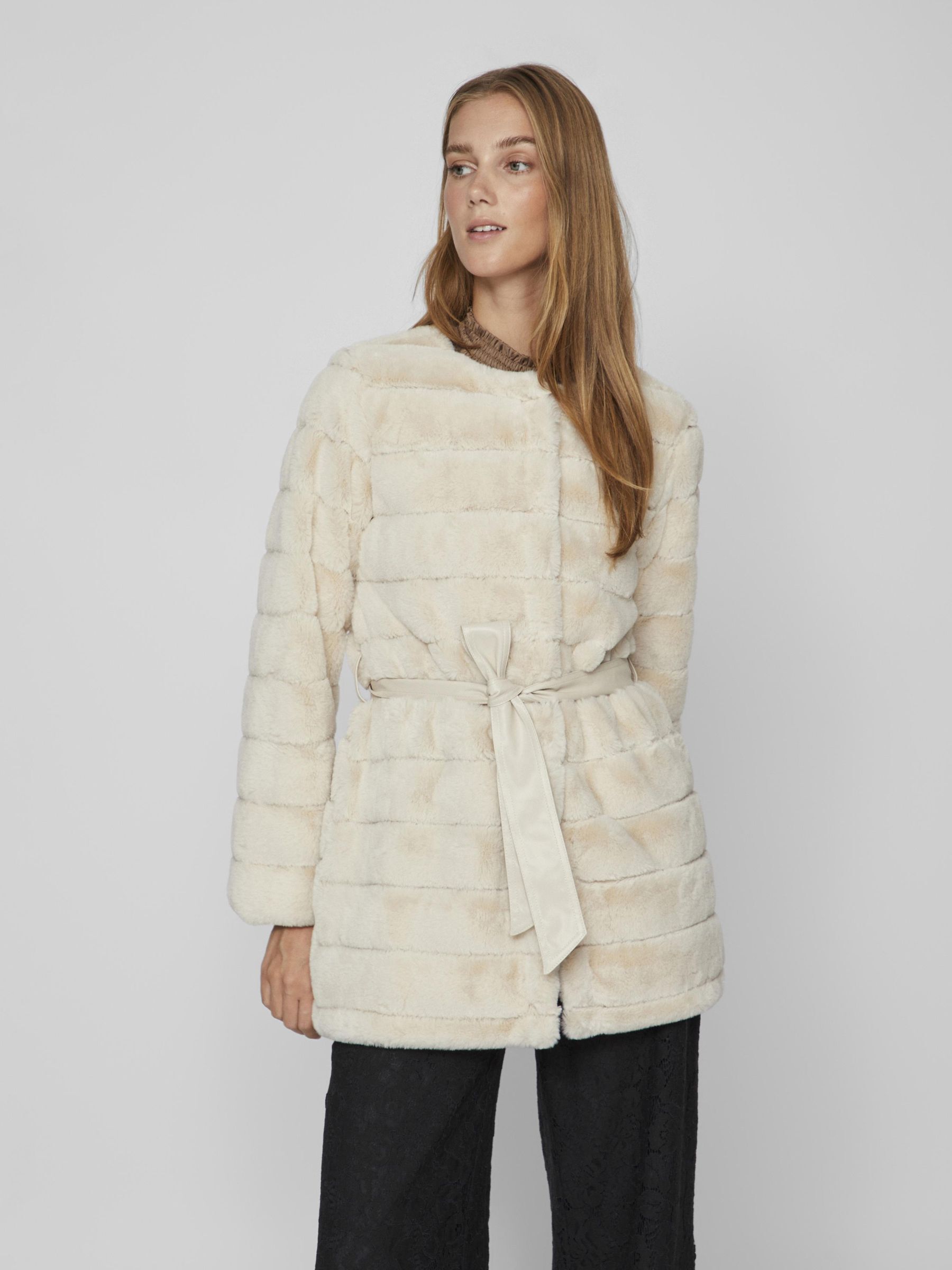 Waist length faux fur coat new arrivals
