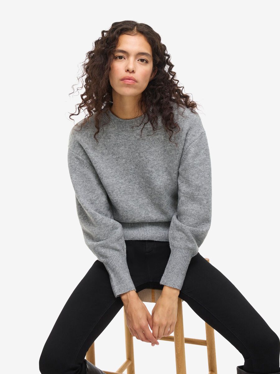 Carousel image - JUMPER, Medium Grey Melange | 1