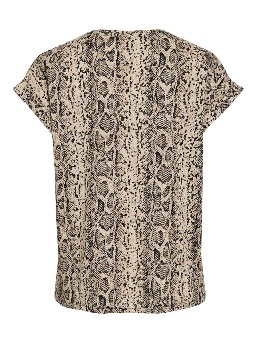 VILA COTTON T-SHIRT, Doeskin, highres - 14099717_Doeskin_1245329_002.jpg