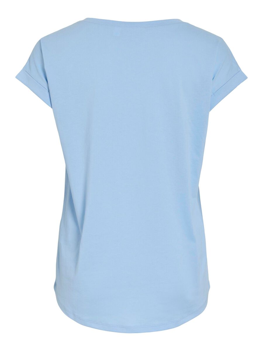 VILA VIDREAMERS ROUND NECK T-SHIRT, Frozen Fjord, highres - 14083083_FrozenFjord_002.jpg