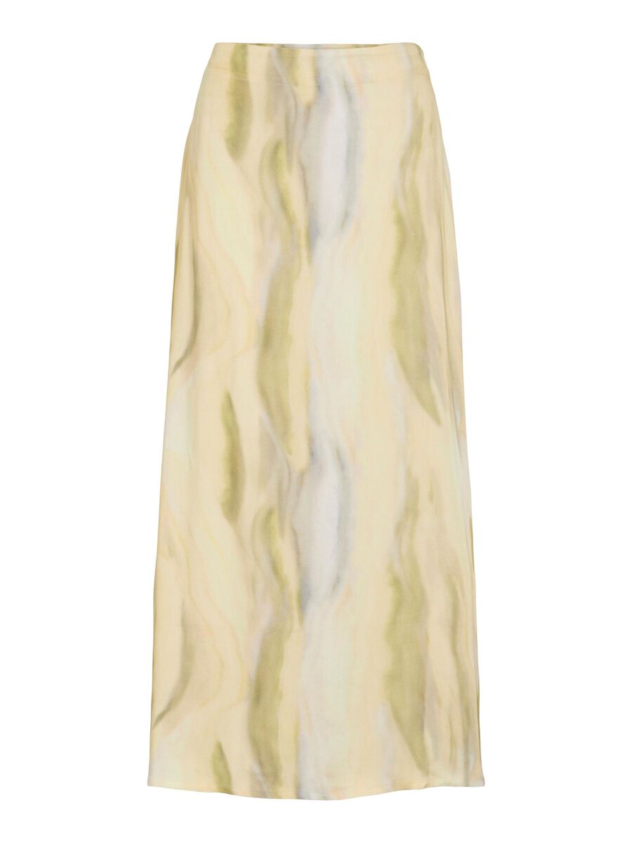 VILA HIGH-WAIST MAXI ROK, Pale Banana, highres - 14107130_PaleBanana_1185549_001.jpg