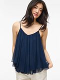 Product image thumbnail - VIFALIA V-NECK STRAP TOP, Navy Blazer | 3
