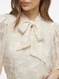 VILA TIE NECK 3/4 SLEEVED TOP, Birch, highres - 14103945_Birch_006.jpg