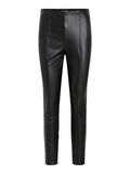 Vila HIGH WAISTED COATED LEGGINGS, Black, highres - 14076291_Black_001.jpg