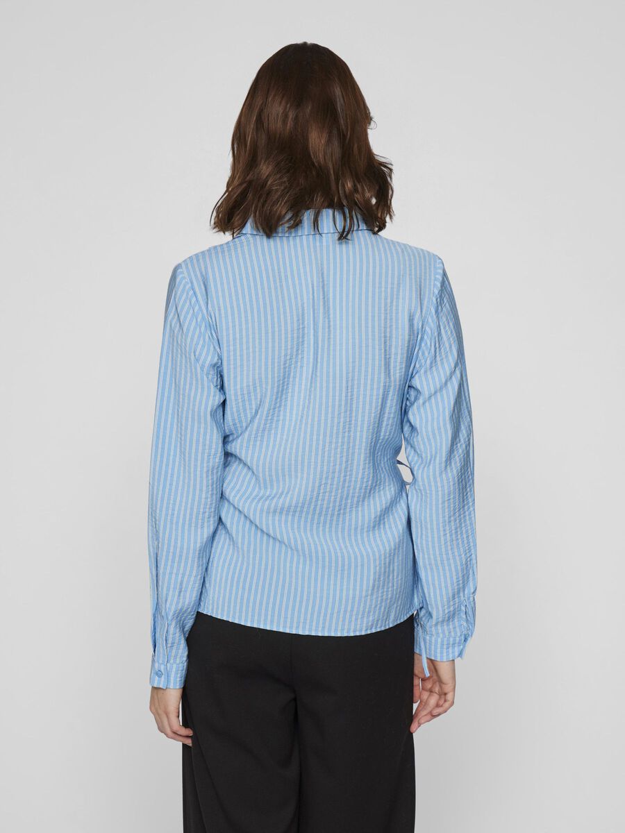 VILA LONG SLEEVED SHIRT, Blissful Blue, highres - 14103128_BlissfulBlue_1159443_004.jpg