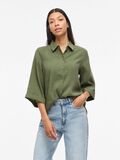 Product image thumbnail - VIHULA 3/4 SLEEVED SHIRT, Olivine | 1