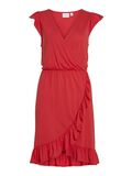 Vila RUFFLE SHORT DRESS, Poppy Red, highres - 14085633_PoppyRed_001.jpg