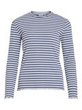 VILA VITHESSA RIBBED LONG SLEEVED TOP, Bijou Blue, highres - 14084649_BijouBlue_1040668_001.jpg