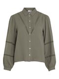 Vila LACE DETAILED SHIRT, Dusty Olive, highres - 14093834_DustyOlive_001.jpg