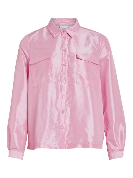 Vila BRILLANTE CHEMISE, Begonia Pink, highres - 14090779_BegoniaPink_001.jpg