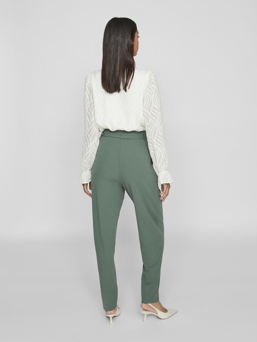 VILA VICLAVA HIGH WAIST HOSE, Duck Green, highres - 14100197_DuckGreen_004.jpg